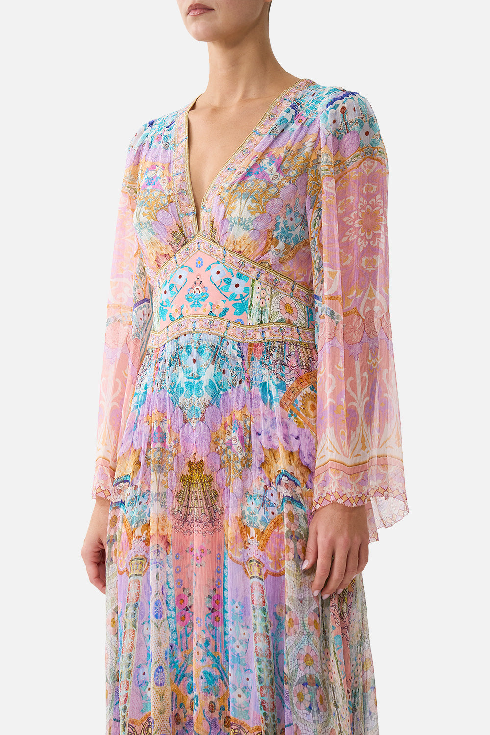 FLARED SLEEVE DRESS HOWDY GAUDI