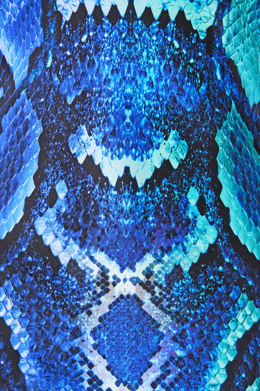The CAMILLA V NECK FULL LENGTH BIAS SLIP DRESS THE SAPPHIRE SERPENT
