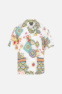 SHORT SLEEVE CABANA SHIRT MAGIC OF THE MERCADO