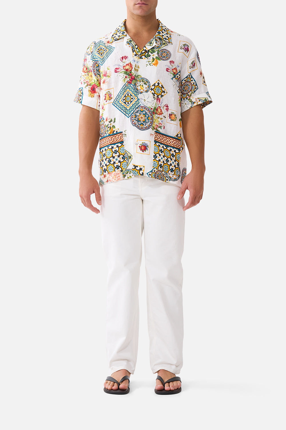 SHORT SLEEVE CABANA SHIRT MAGIC OF THE MERCADO