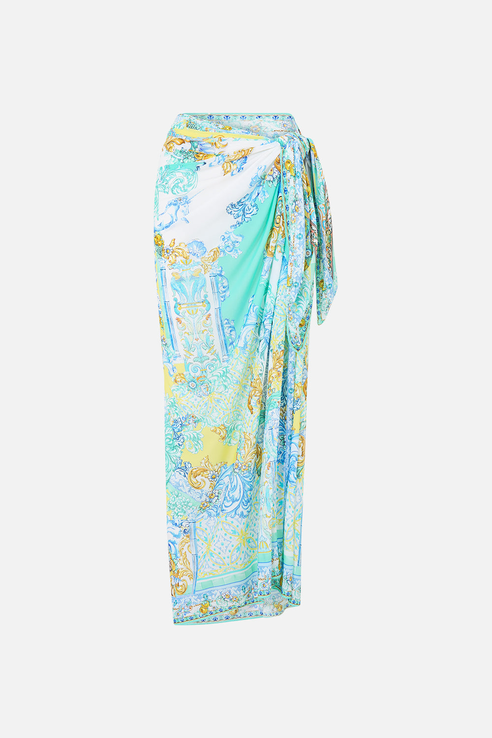 The CAMILLA MULTI WEAR LONG SARONG DIAL UP THE TILES