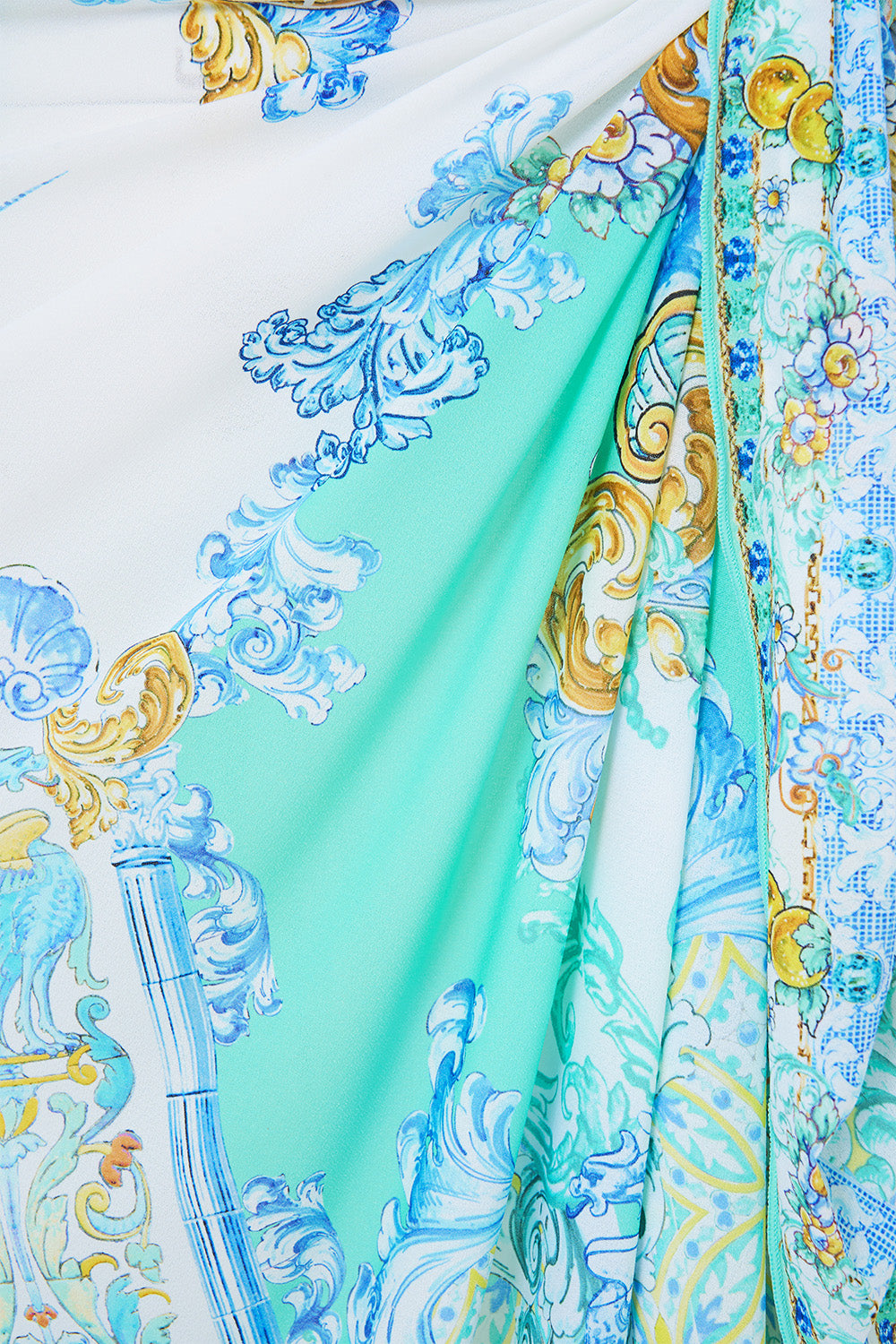 The CAMILLA MULTI WEAR LONG SARONG DIAL UP THE TILES
