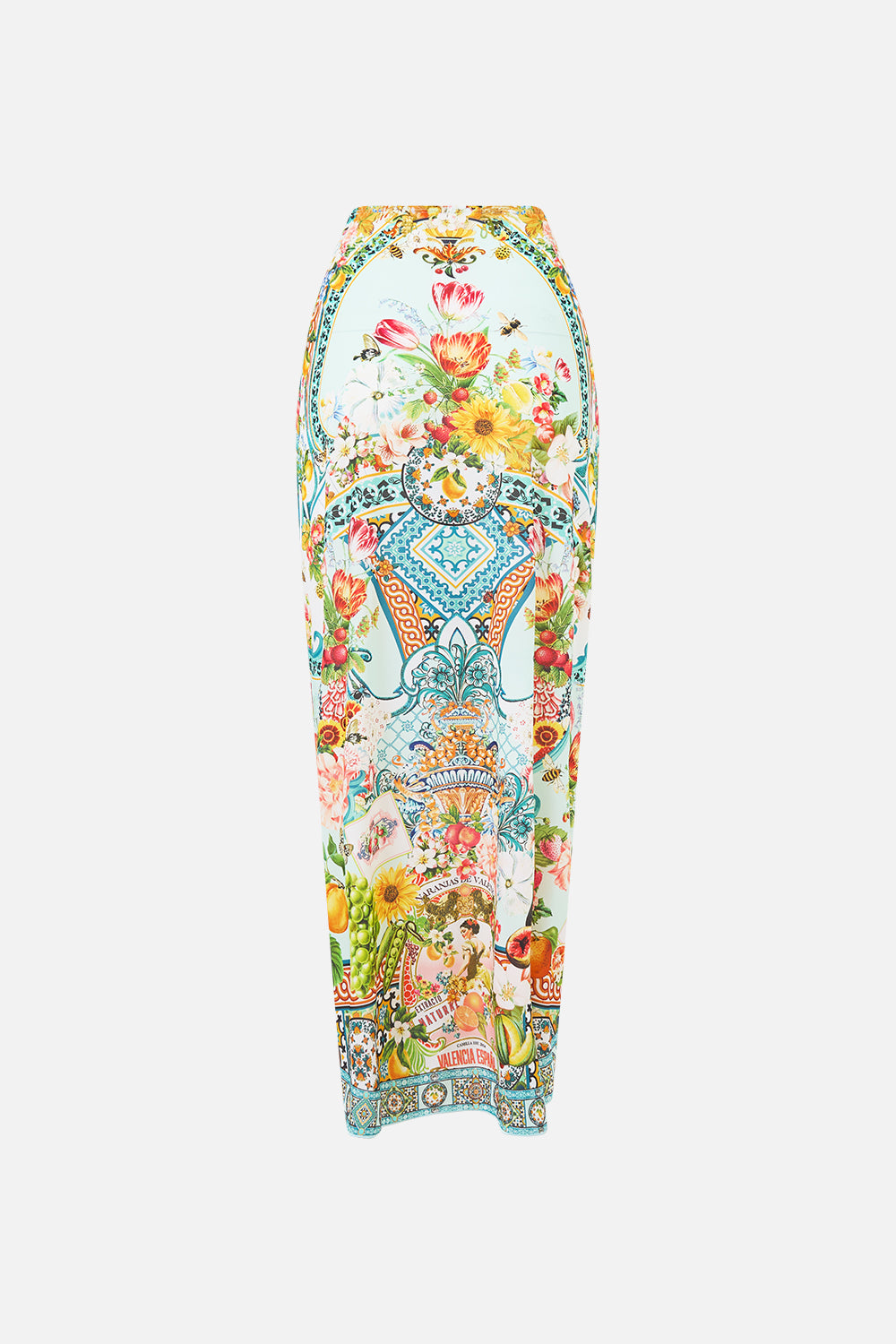 LAYERED LONG SARONG WITH TIE FRONT MAGIC OF THE MERCADO