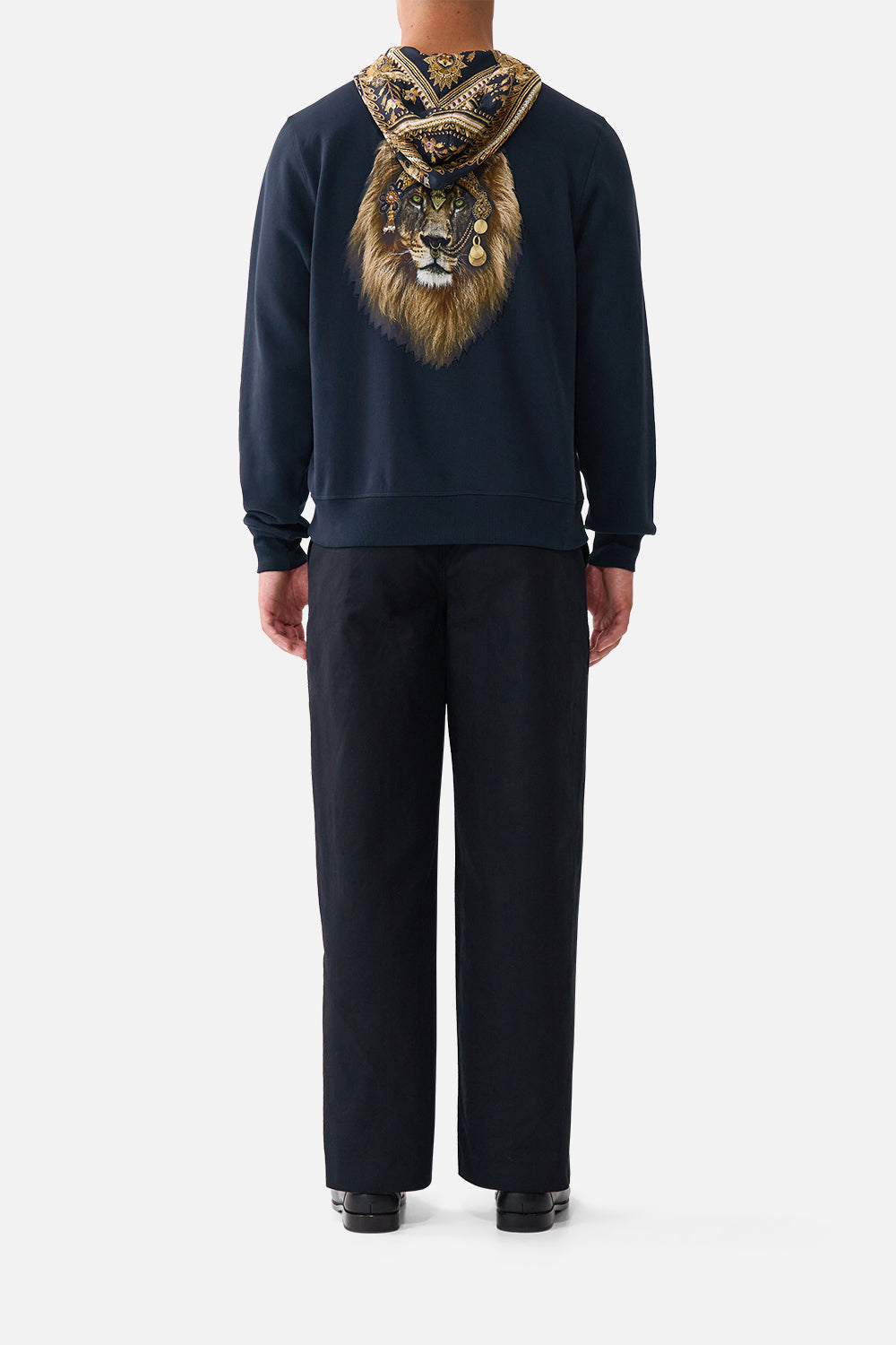 CONTRAST HOODED SWEATSHIRT TAURUS RISING