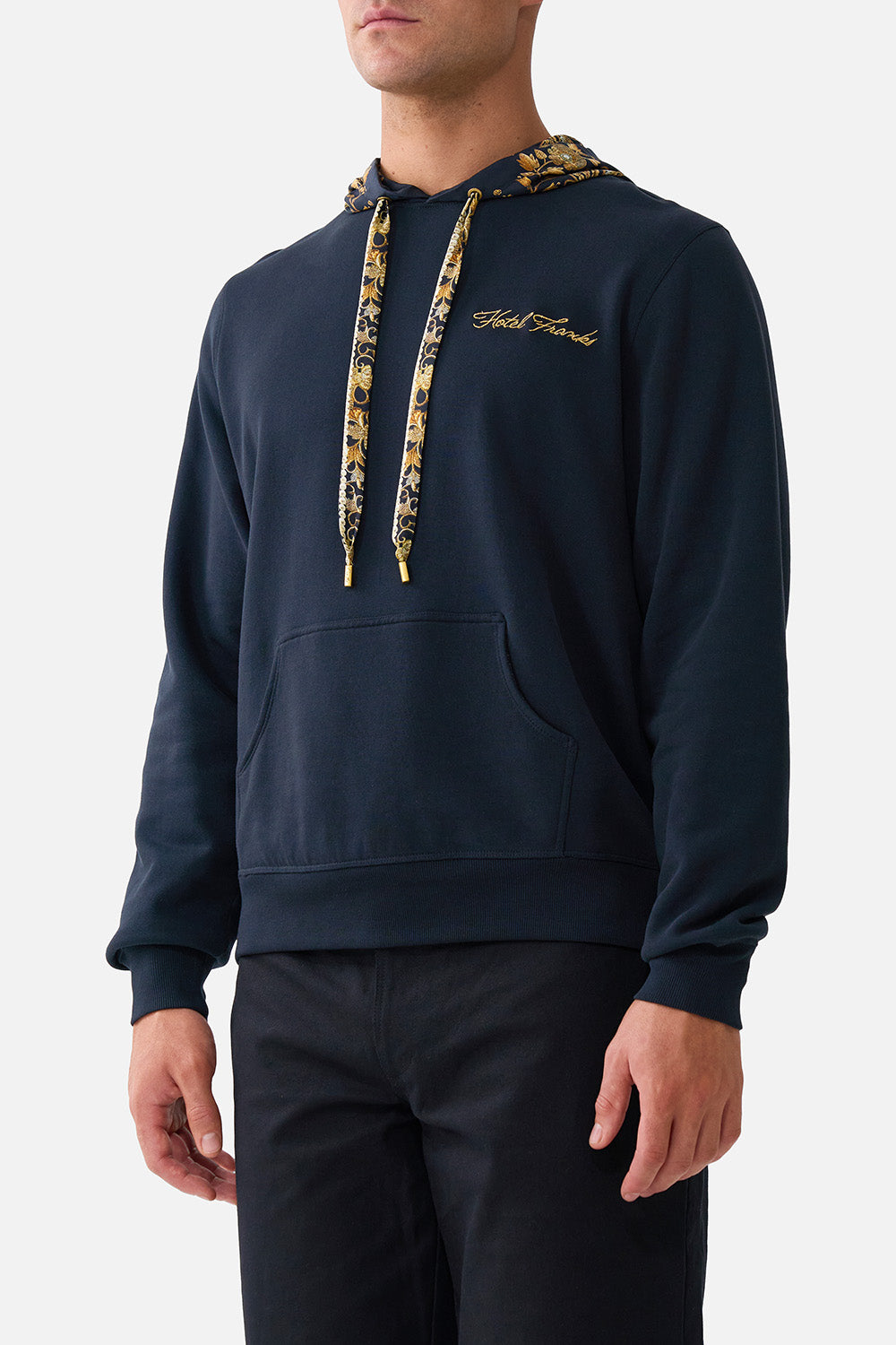 CONTRAST HOODED SWEATSHIRT TAURUS RISING