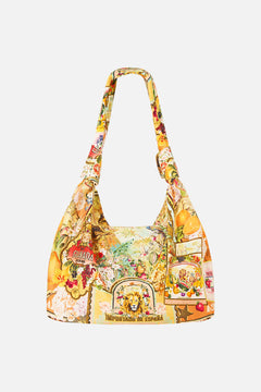 SLOUCH SHOULDER BAG WITH KNOT DETAILS VA VA VINTAGE