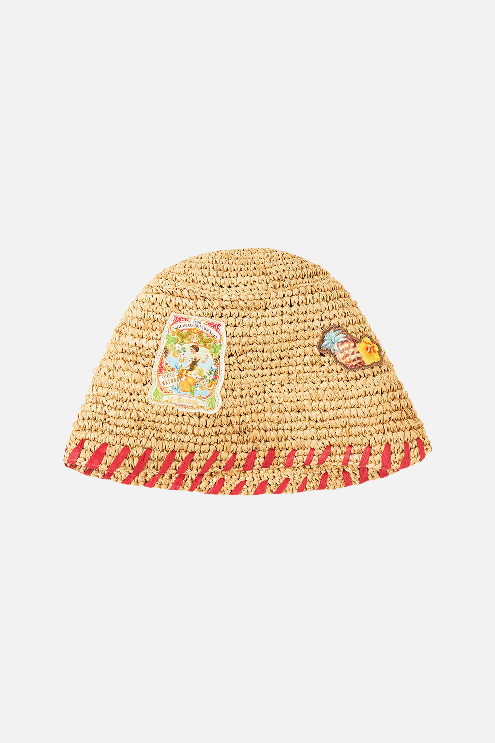 RAFFIA BUCKET HAT VA VA VINTAGE