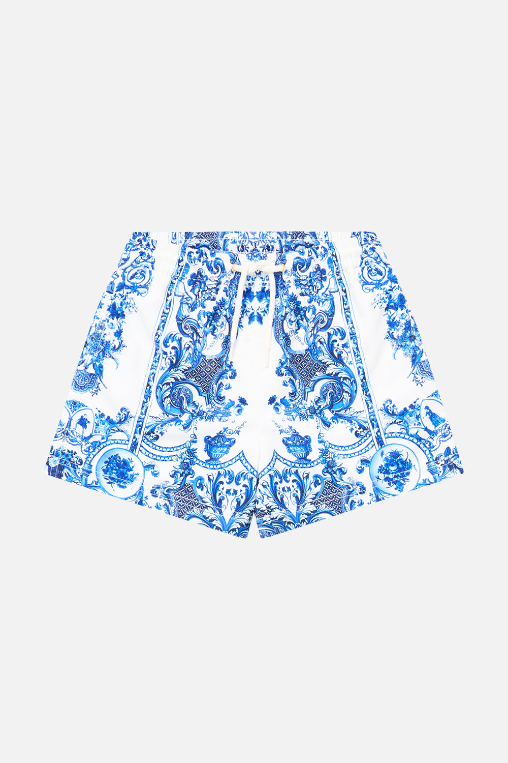 BOYS MID LENGTH BOARDSHORT W ELASTIC WAIST CERAMIC PANORAMIC