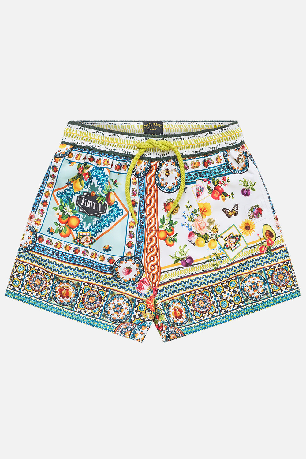 The CAMILLA BOYS MID LENGTH BOARDSHORT WITH ELASTIC WAIST MAGIC OF THE MERCADOMAGIC OF THE MERCADO