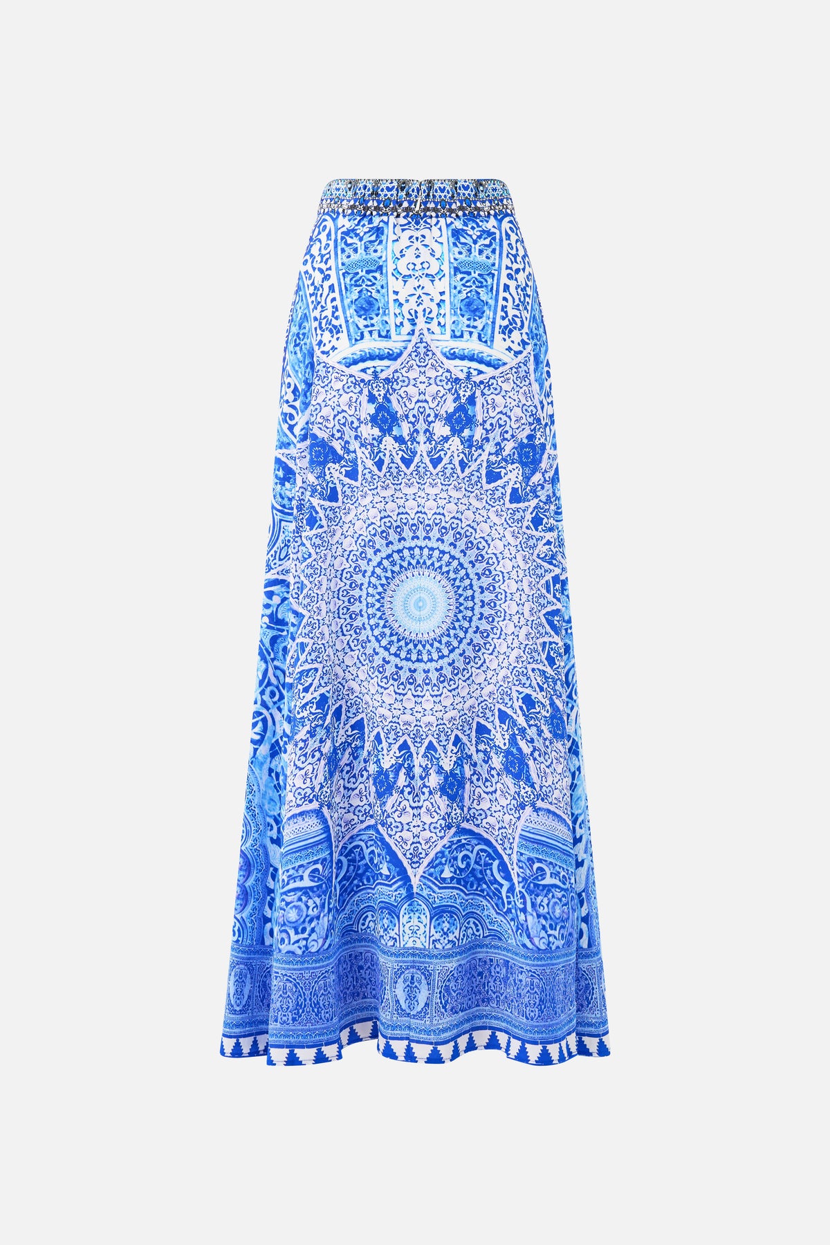 The CAMILLA PANELLED FLARED LONG SKIRT THE BOSPHOROUS
