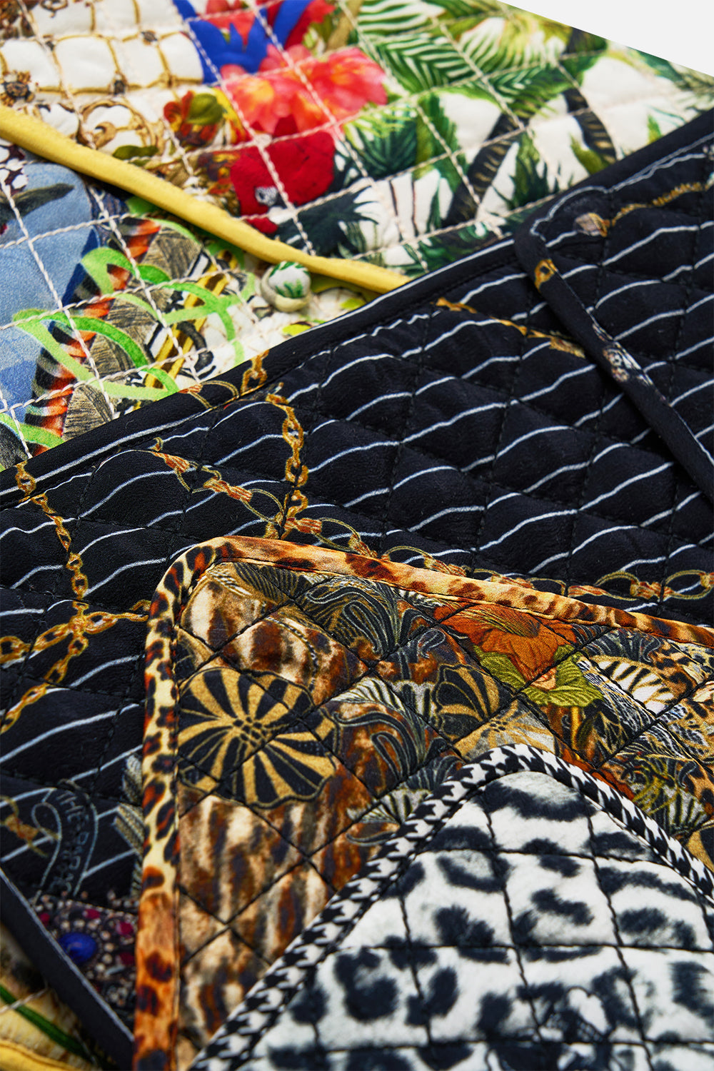 The CAMILLA UNICORN QUILTED TRAVEL BAG MULTI