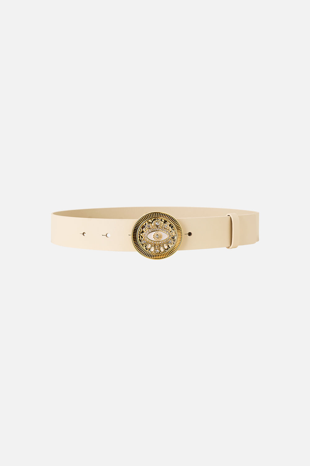 EVIL EYE BELT SOLID CREAM