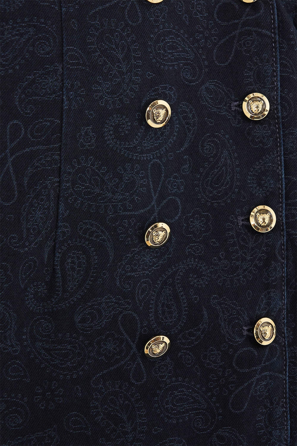 The CAMILLA LALITA AZUL ARISTOCRACY SHORT SLEEVE JACKET DENIM