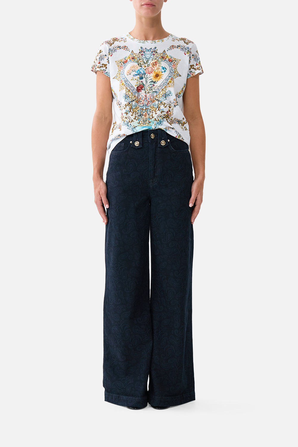 The CAMILLA JENNA HIGH WAISTED FLARE DENIMDENIM