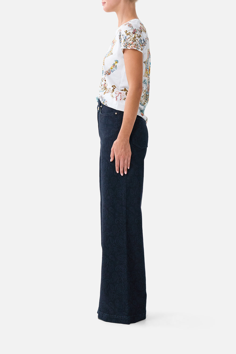 The CAMILLA JENNA HIGH WAISTED FLARE DENIM