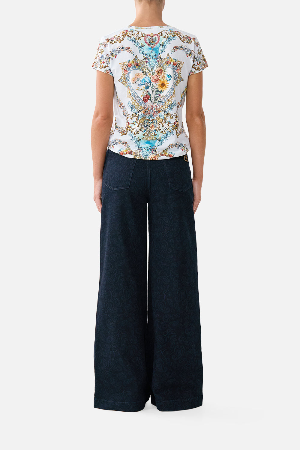The CAMILLA JENNA HIGH WAISTED FLARE DENIM