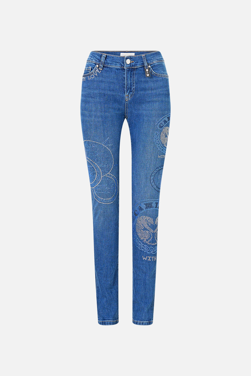 The CAMILLA RIYEKA AZUL ARISTOCRACY SKINNY JEAN DENIM