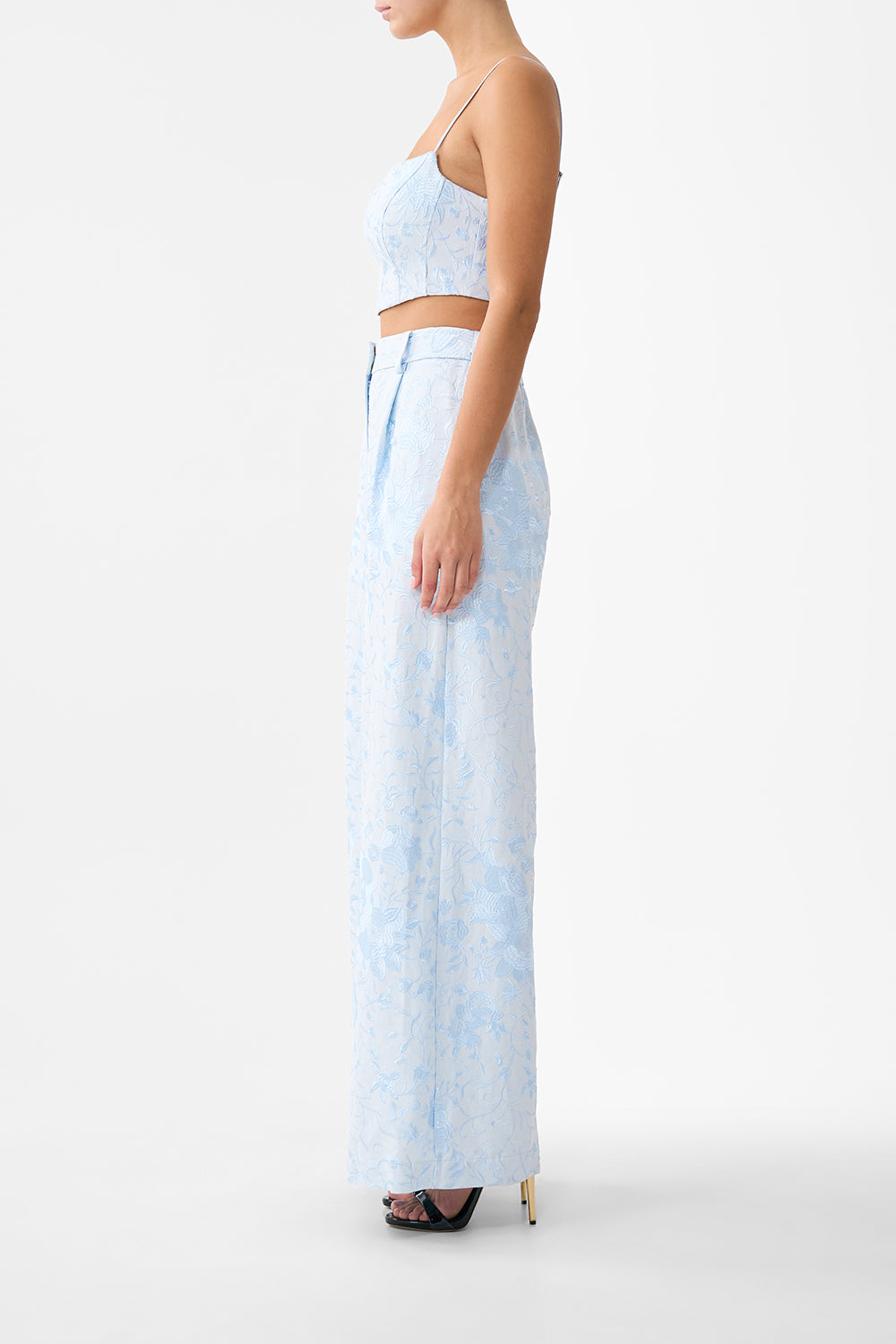 WIDE LEG WAISTED PANT SEVILLE SWEETHEART