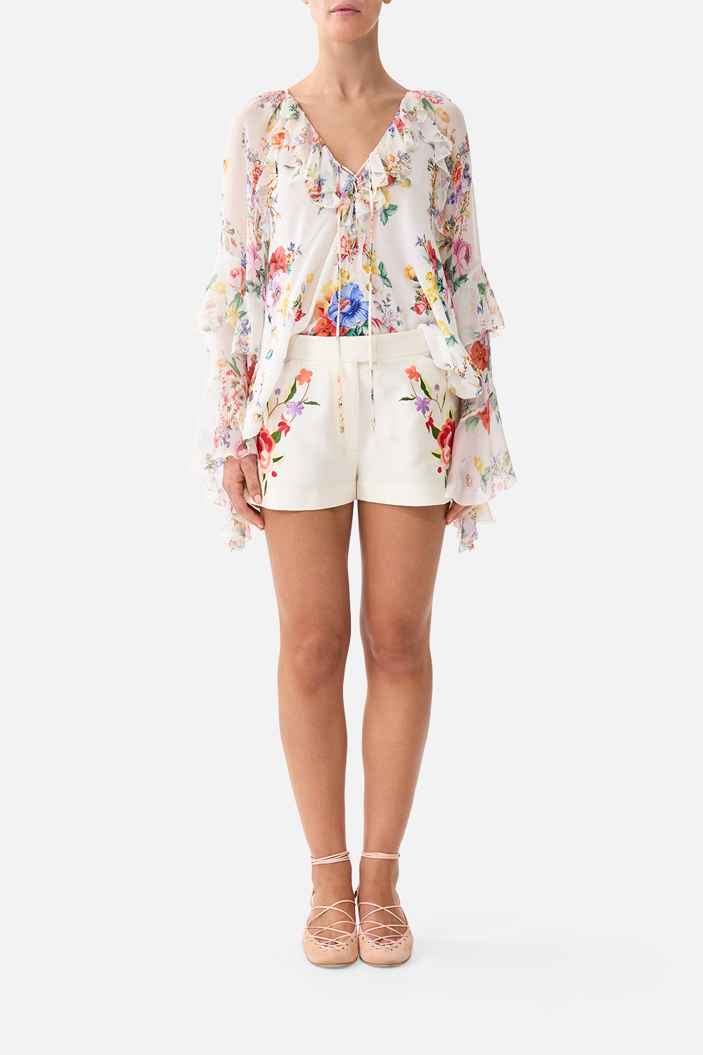 LOW RISE MINI SHORTS I LEFT MY HEART IN GRANADA