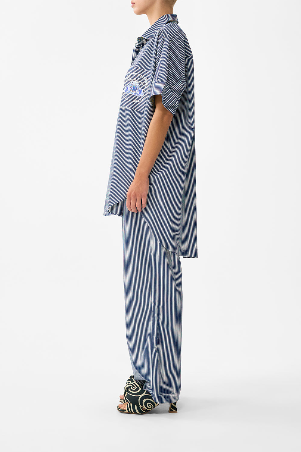 BUTTON FRONT LOUNGE PANT SEVILLIAN STYLE