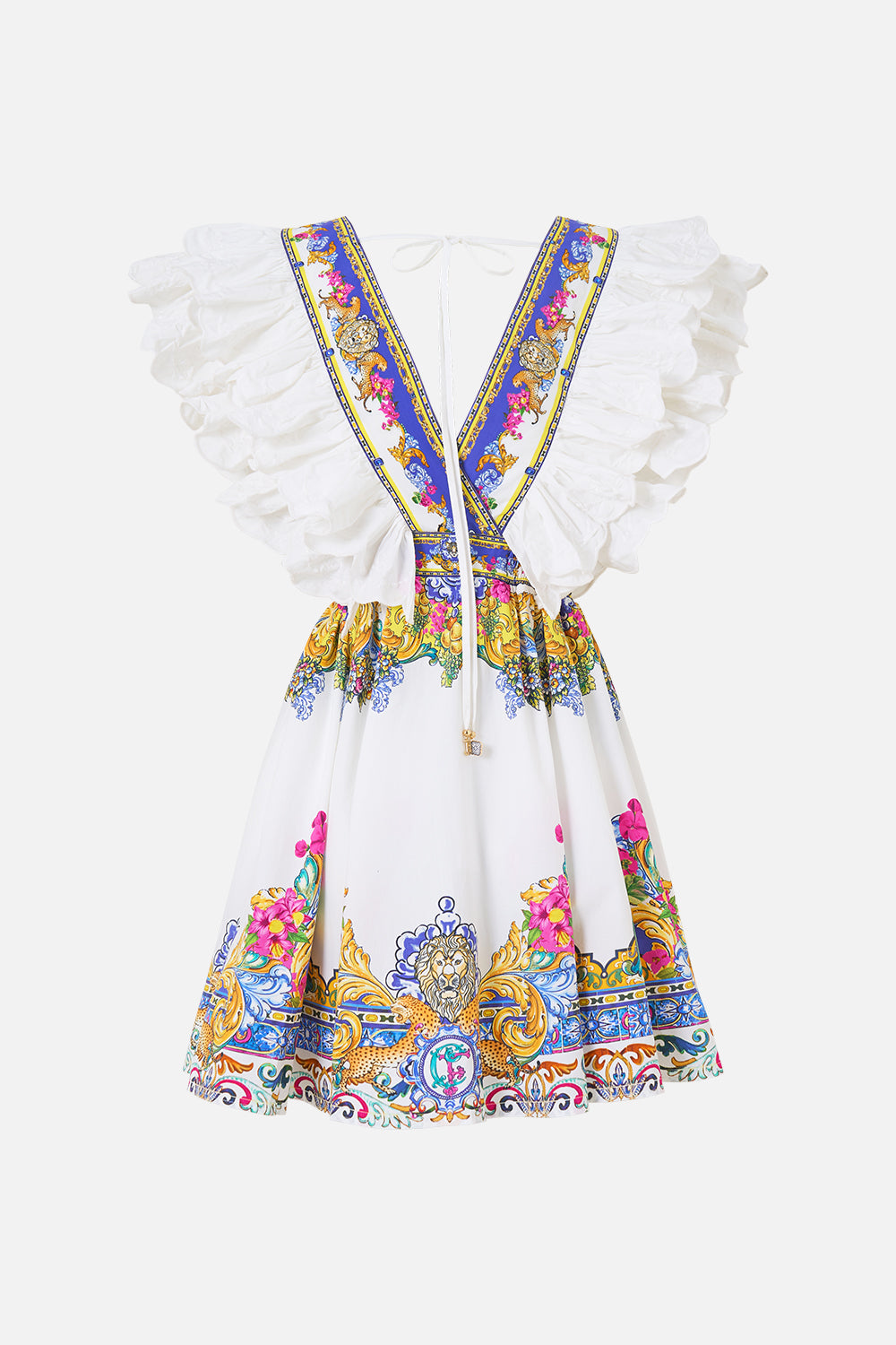 DOUBLE FRILL SLEEVE MINI DRESS MILLA IN SEVILLA