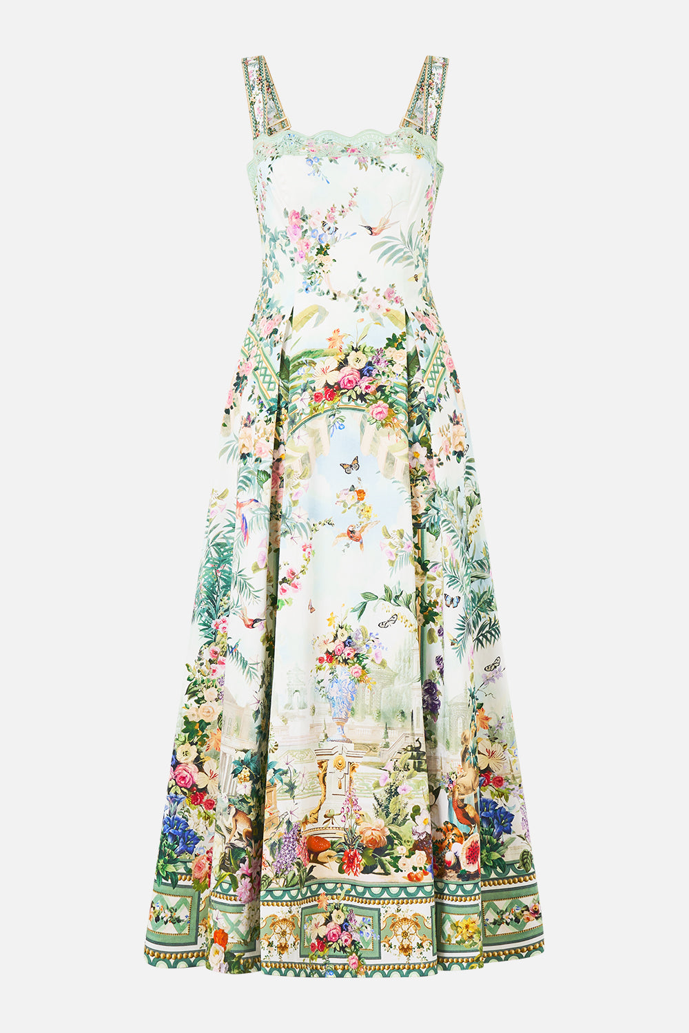 LONG FIT AND FLARE DRESS ART FOR THE EMPRESS