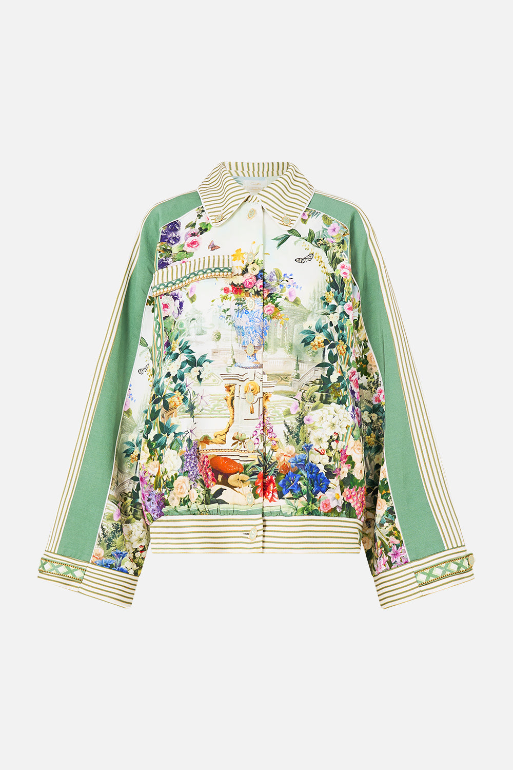 BOXY BUTTON FRONT JACKET WITH POCKET DETAIL ART FOR THE EMPRESS