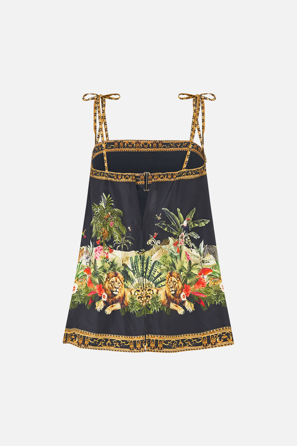 The CAMILLA STRAIGHT SCARF TOP PALACE ZOOLOGY