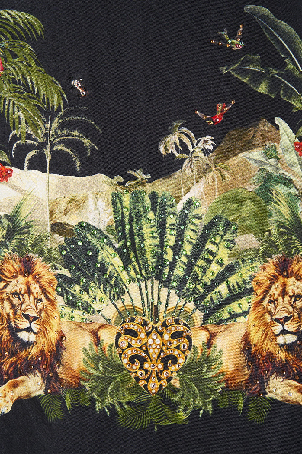 The CAMILLA STRAIGHT SCARF TOP PALACE ZOOLOGY