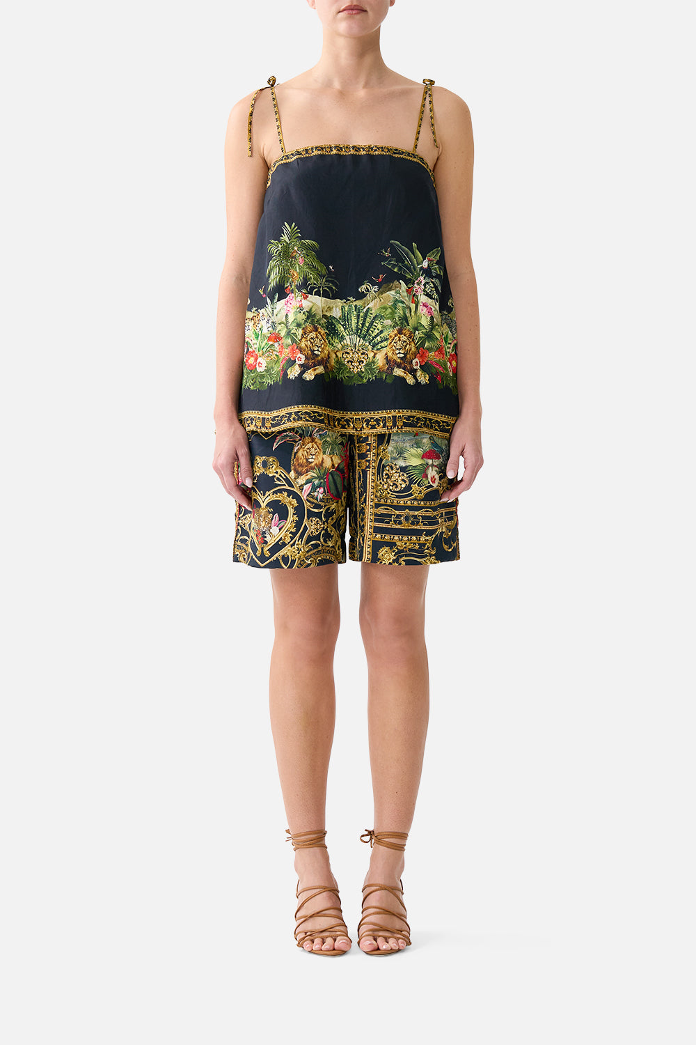 The CAMILLA STRAIGHT SCARF TOP PALACE ZOOLOGYPALACE ZOOLOGY