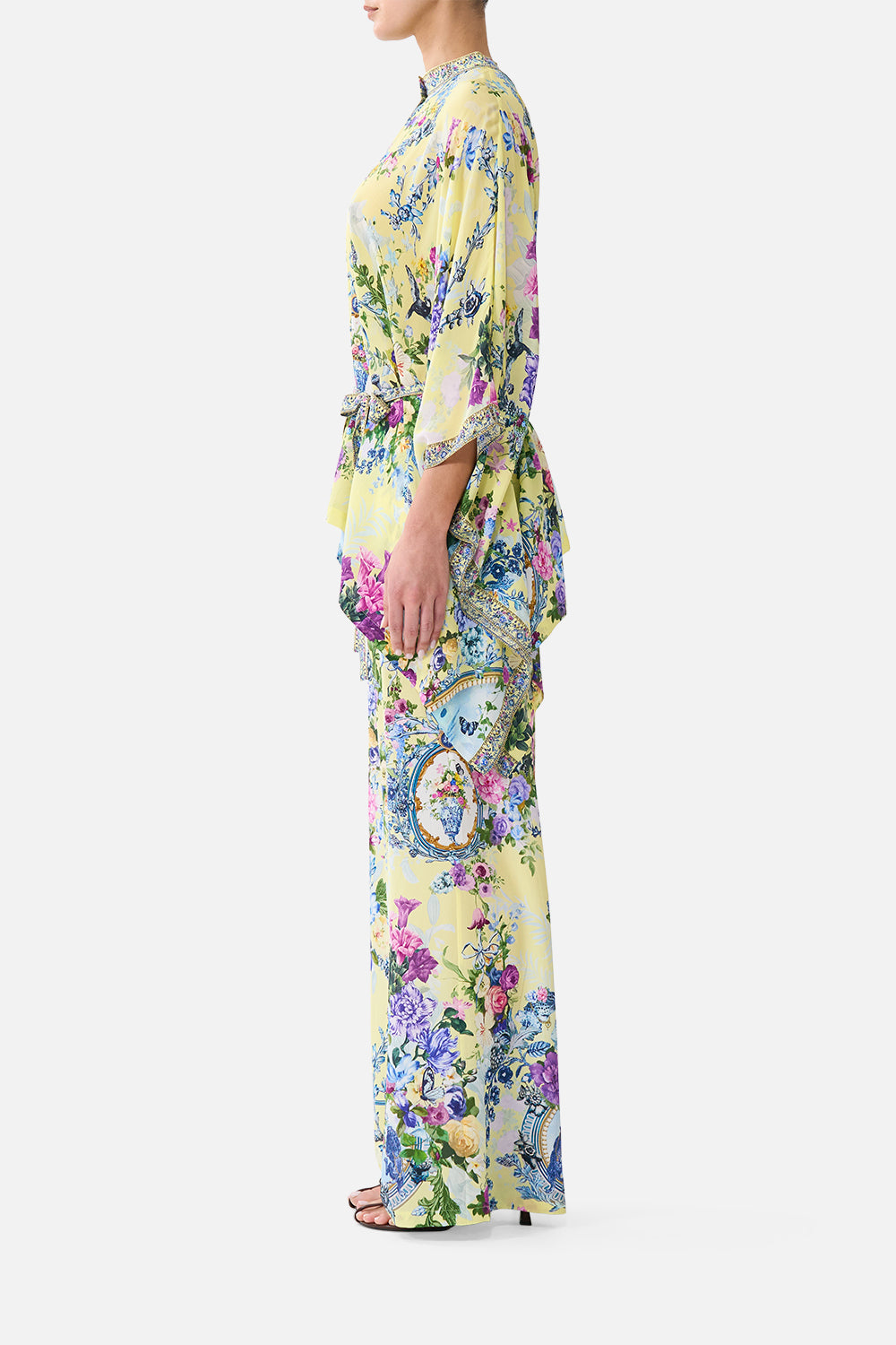 BUTTON THROUGH SCARF BLOUSE CHINOISERIE CHILD