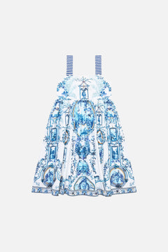 KIDS A-LINE MIDI DRESS W EMBROIDERY THE PORCELAIN PARLOUR