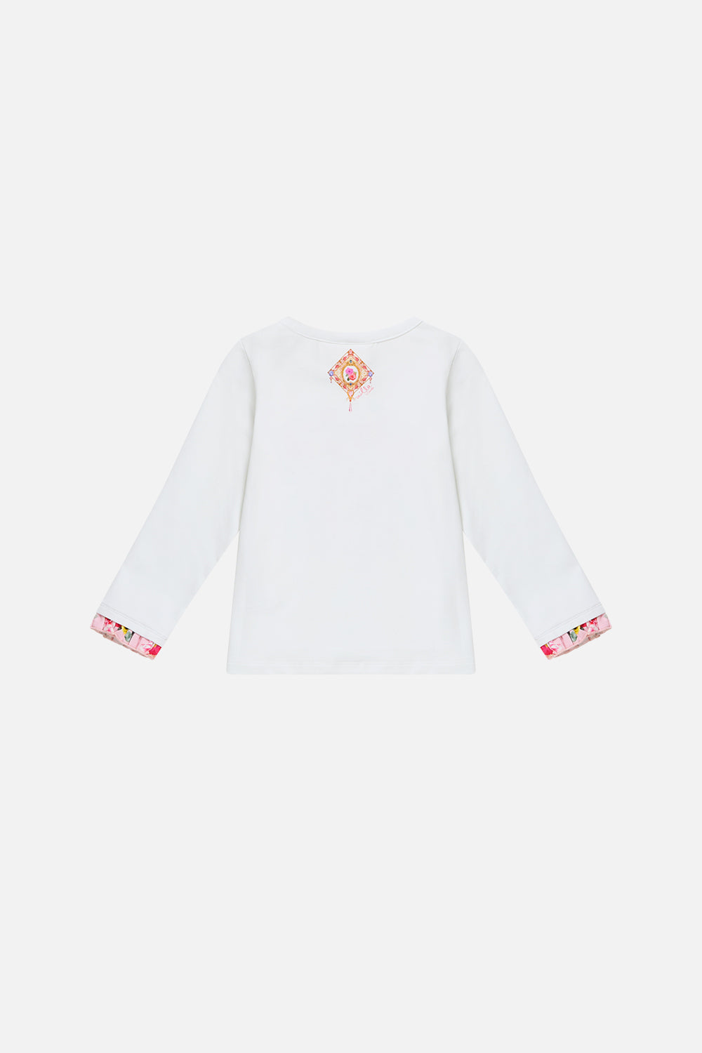 BABIES LONG SLEEVE TEE W FRILL CUFF SHE’S NO WALLFLOWER