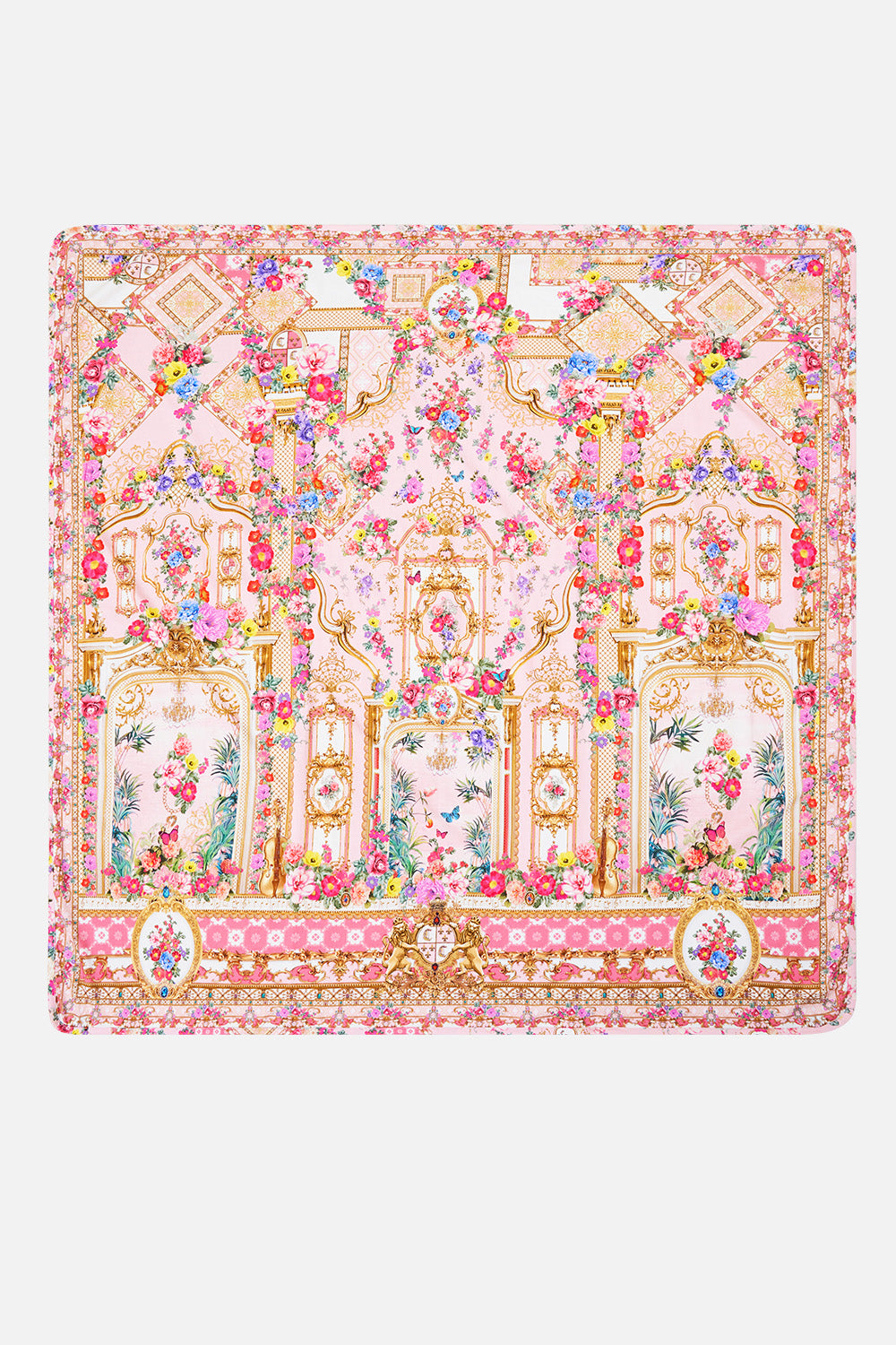 BABIES SQUARE BLANKET SHE’S NO WALLFLOWER