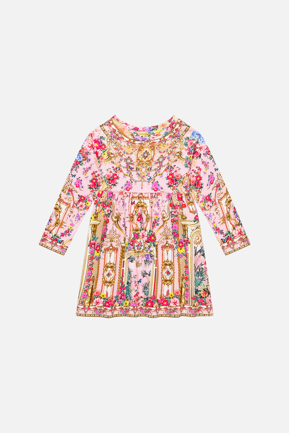 The CAMILLA KIDS LONG SLEEVE FLEECE DRESS SHE’S NO WALLFLOWERSHE’S NO WALLFLOWER