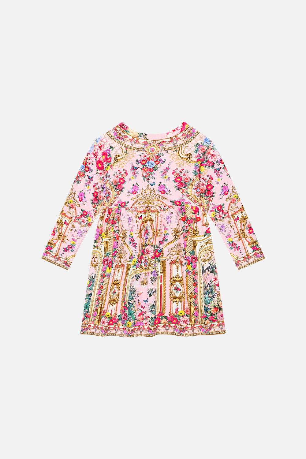 The CAMILLA KIDS LONG SLEEVE FLEECE DRESS SHE’S NO WALLFLOWER