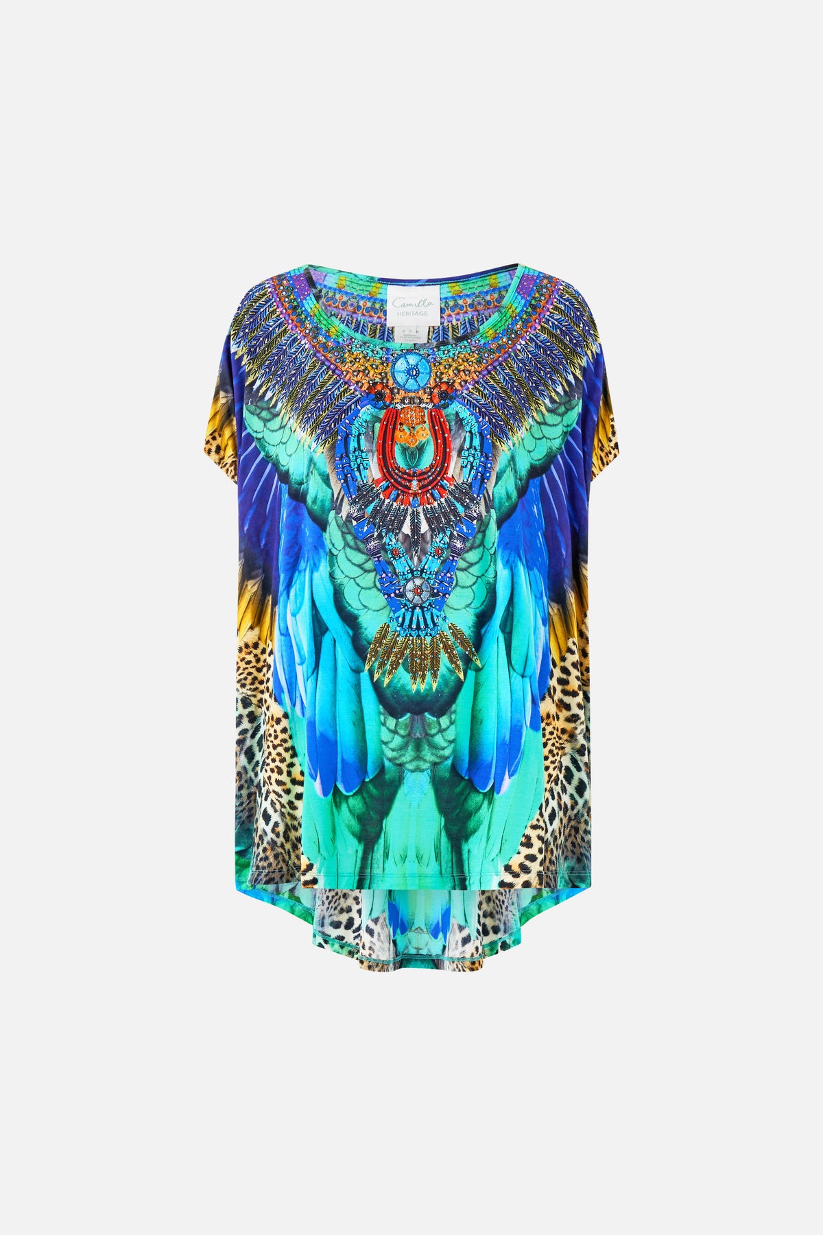 The CAMILLA LOOSE FIT TEE JUNGLE FLIGHT