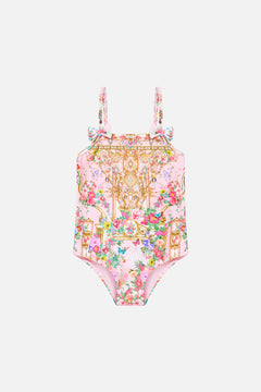BABIES STRAIGHT NECK ONE PIECE WITH BOWS SHE’S NO WALLFLOWER