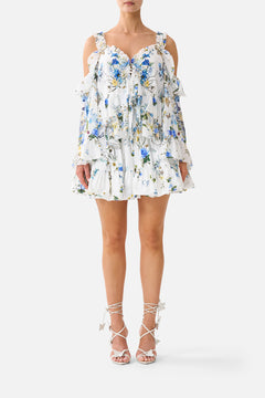 BUBBLE MINI SKIRT DANDELION SKIES
