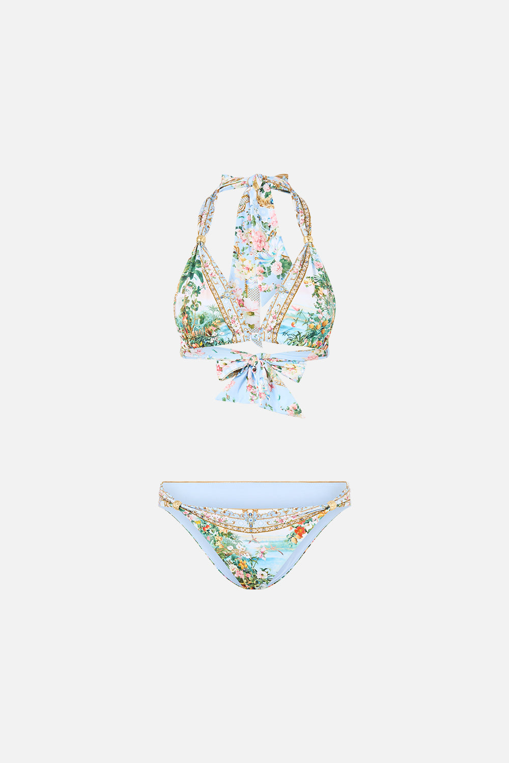 SOFT THICK TIE TRI BIKINI SET WITH TRIMS SISI SOCIETY