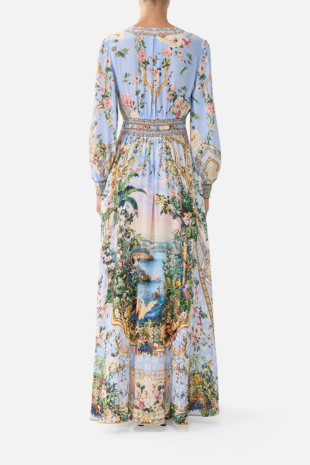 The CAMILLA BUTTON DRESS WITH SHAPED WAISTBAND SISI SOCIETY