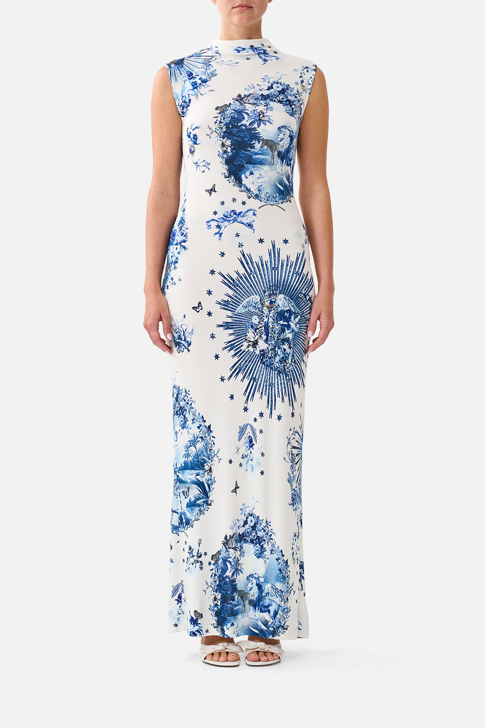 The CAMILLA BACK DETAIL TANK DRESS THE PORCELAIN PARLOURTHE PORCELAIN PARLOUR