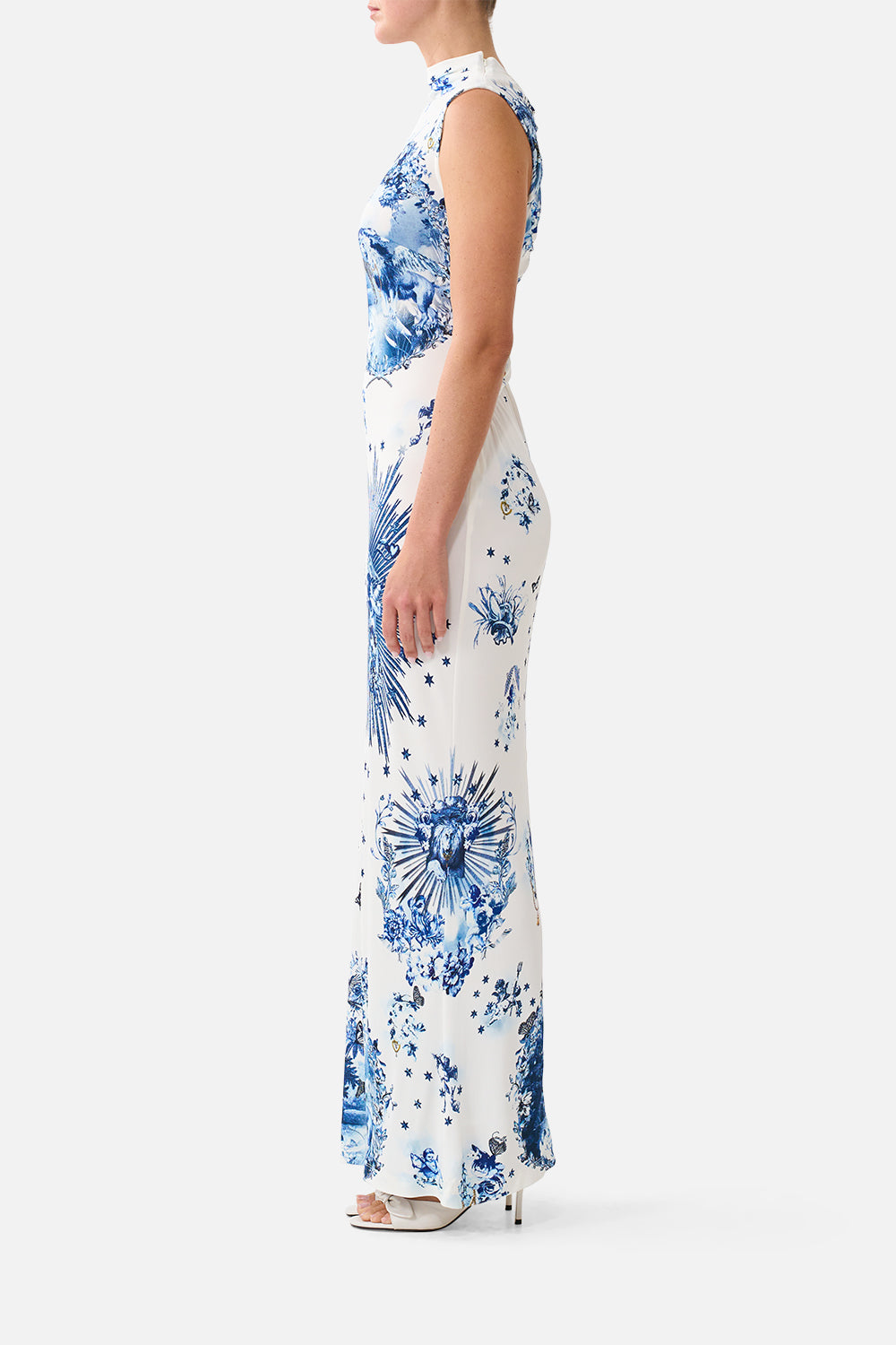 The CAMILLA BACK DETAIL TANK DRESS THE PORCELAIN PARLOUR