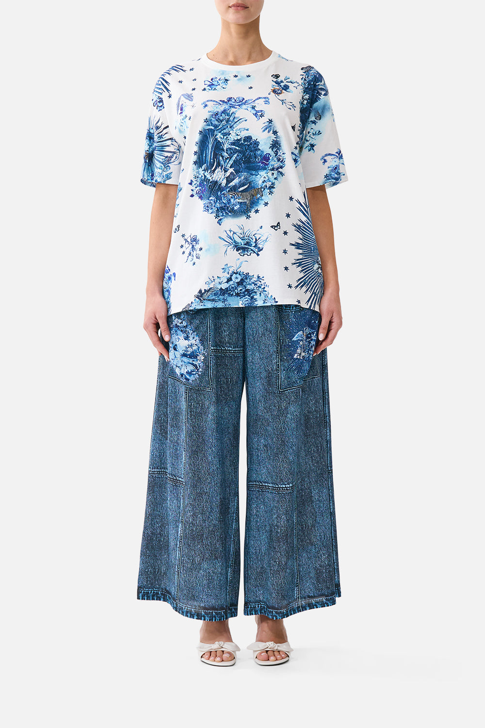 The CAMILLA OVERSIZED BAND TEE THE PORCELAIN PARLOURTHE PORCELAIN PARLOUR