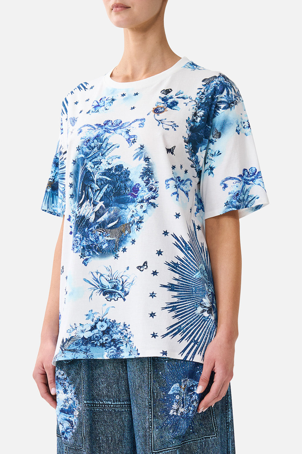 OVERSIZED BAND TEE THE PORCELAIN PARLOUR