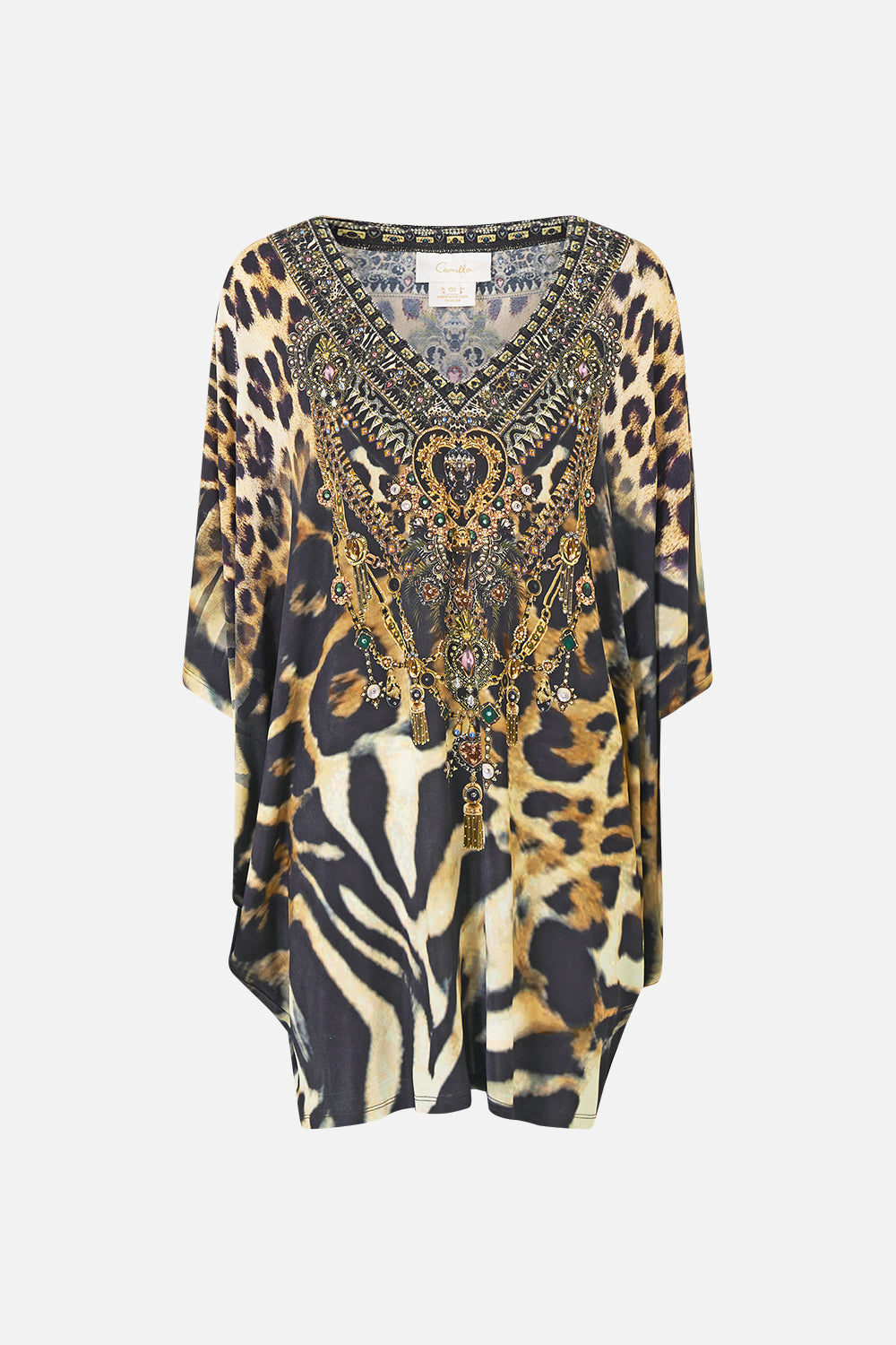 The CAMILLA BAT SLEEVE DRESS LEOTIGRA LAND
