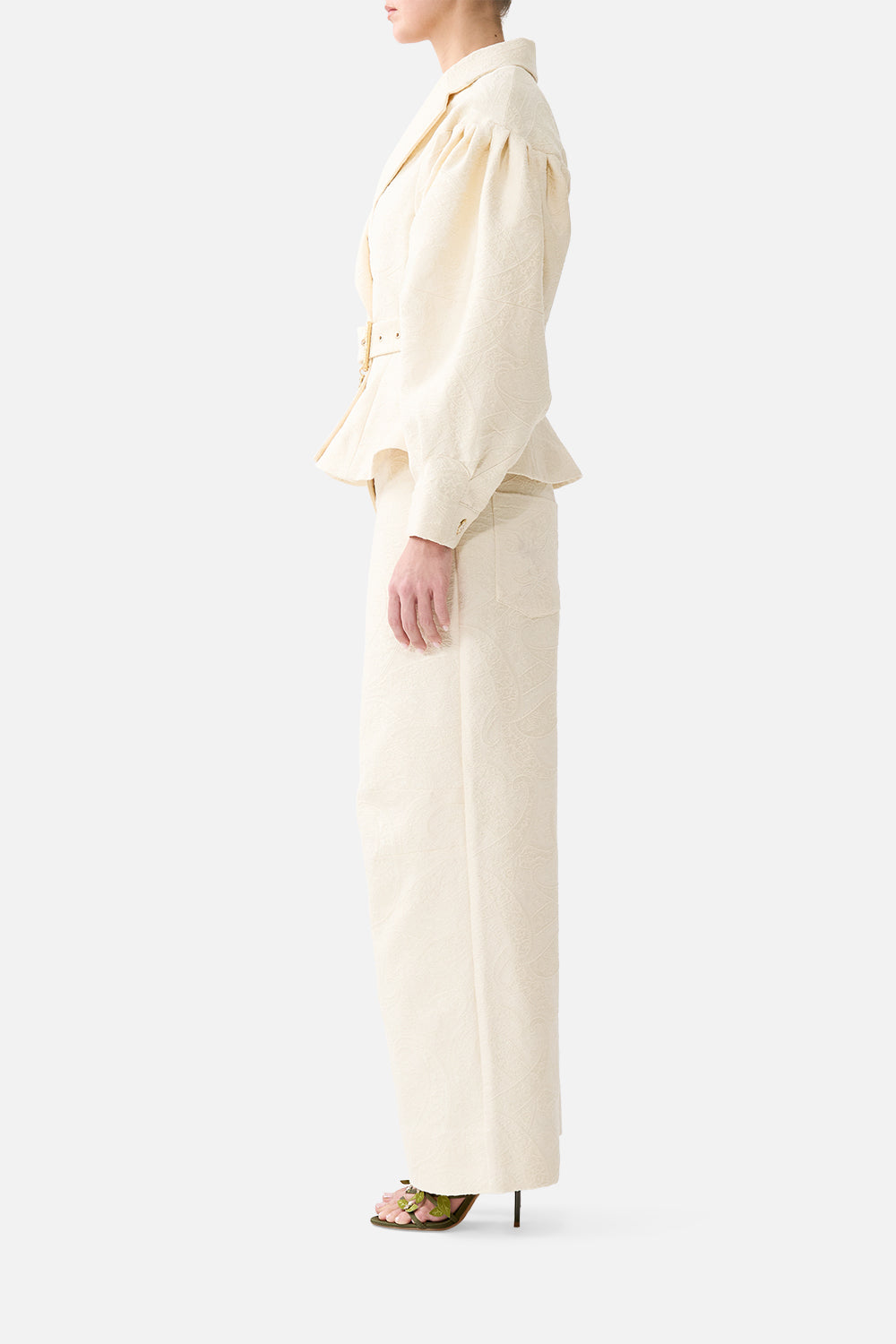 RELAXED TROUSER WITH BACK YOKE MIDSUMMER MASTERPIECE