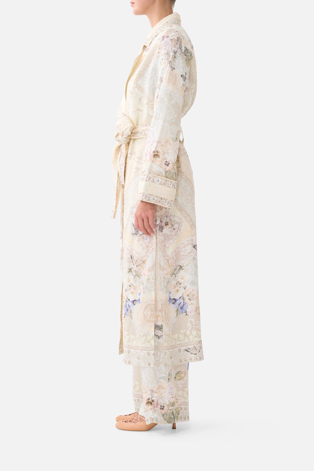DUSTER COAT LACED WITH LOVE