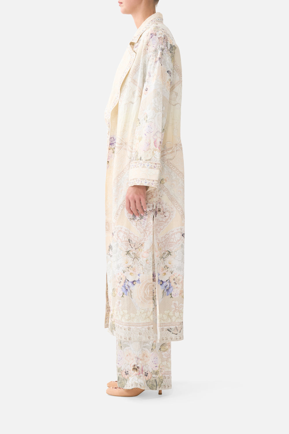 DUSTER COAT LACED WITH LOVE