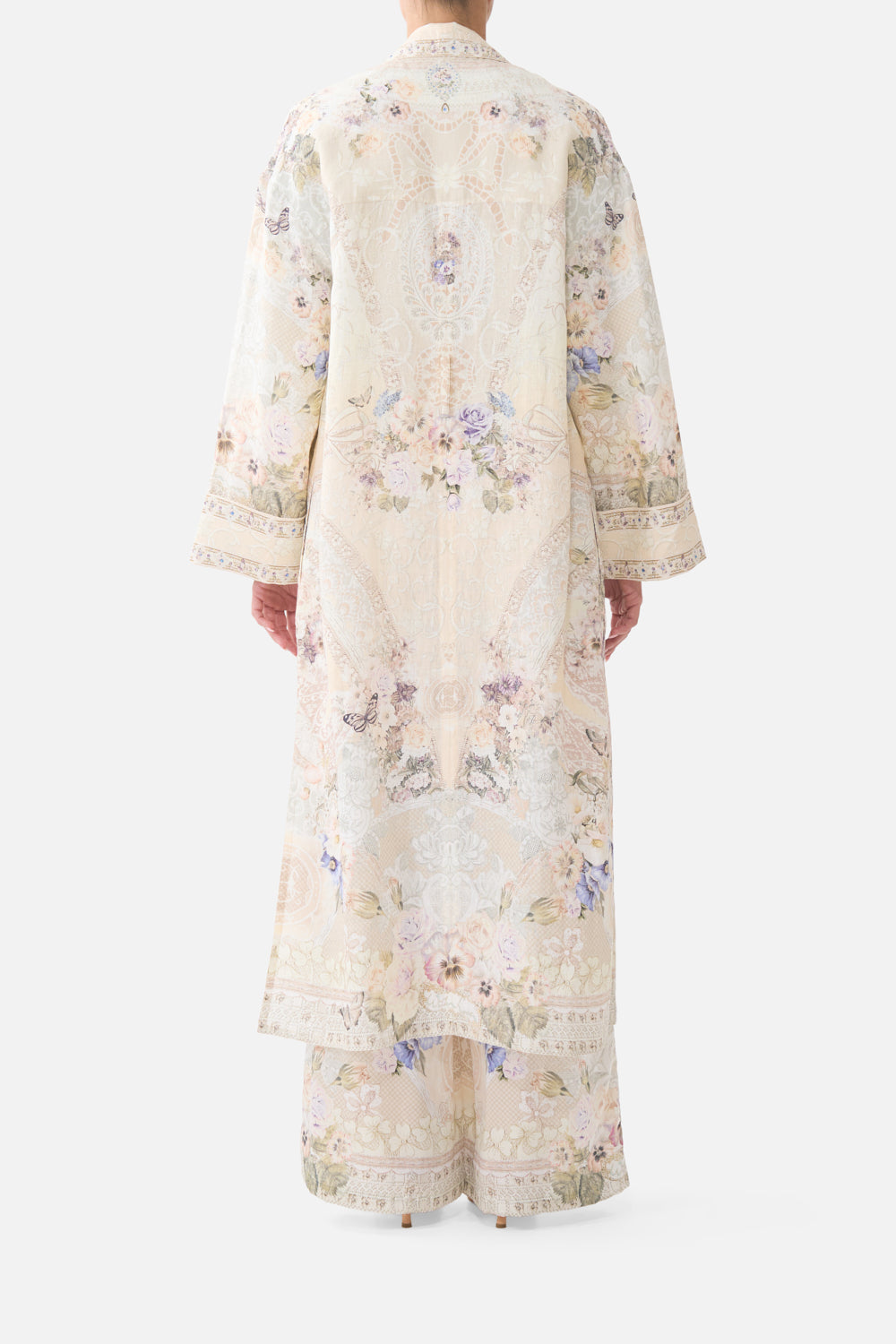 DUSTER COAT LACED WITH LOVE